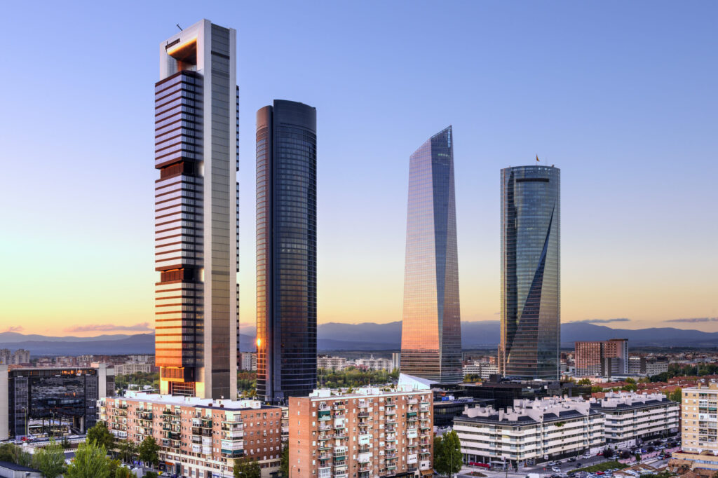 Madrid, le quartier d'affaires Madrid, quartier d'affaires